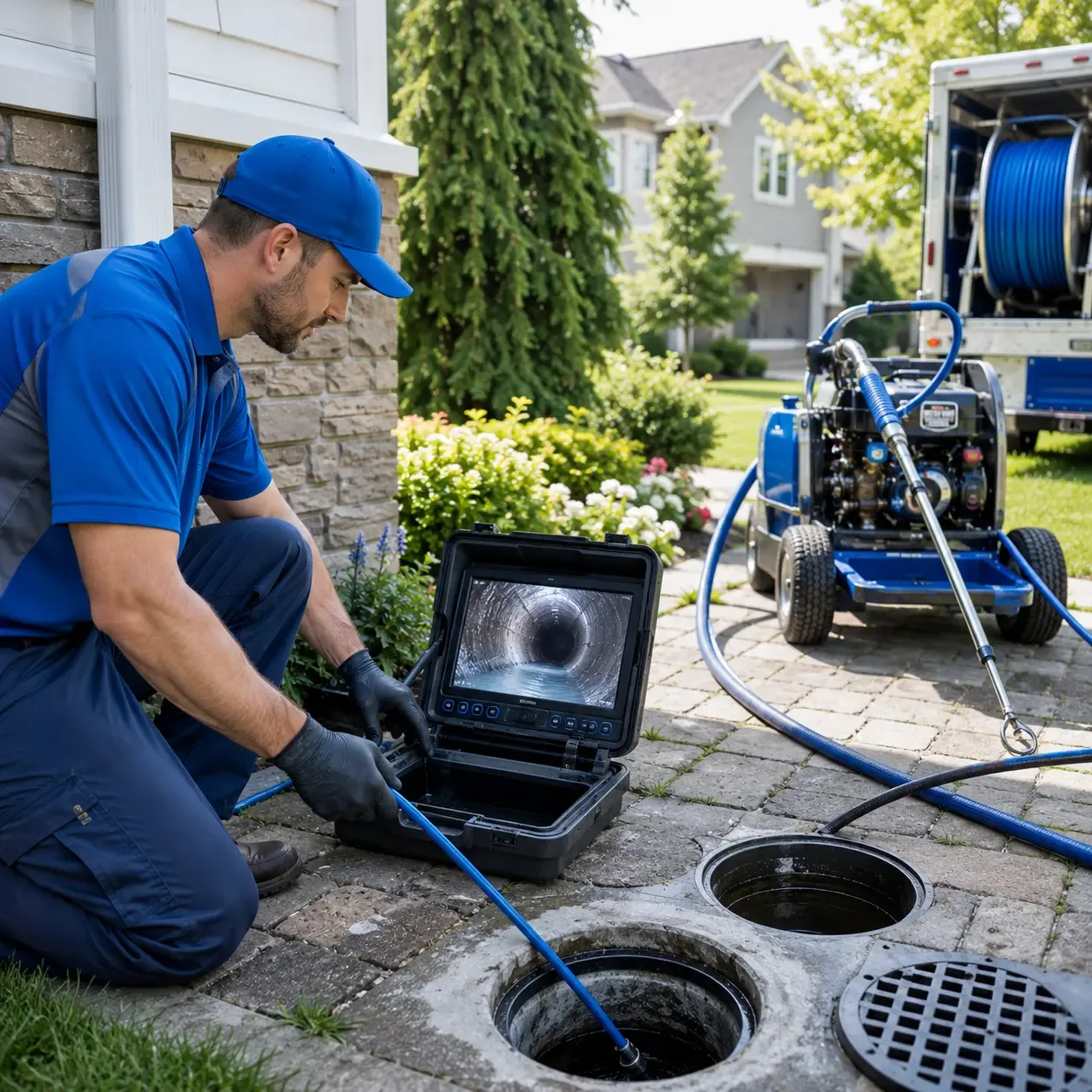 Outdoor drain cleaning professionals serving Long Lake, MI